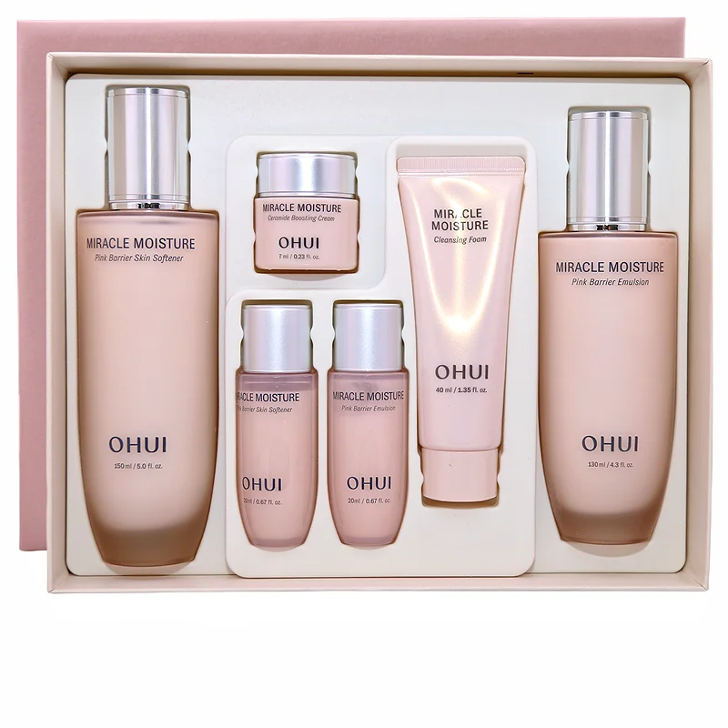 Skincare Pink - Ohui-Juego de hidratación milagroso rosa, emulsión