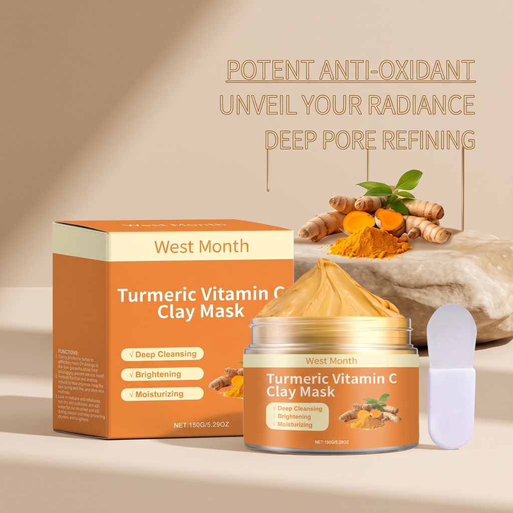 Mud Mask Kaolin - Mascarilla de arcilla con cúrcuma y