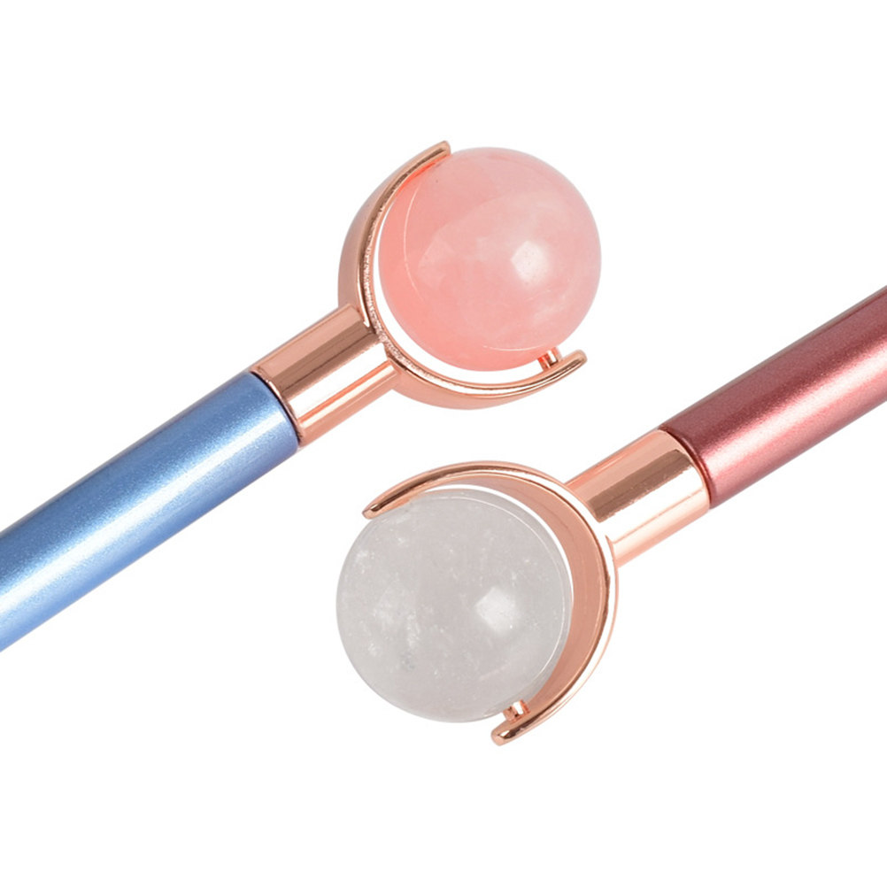 Skincare Pink - Rodillo de jade rosa para masaje