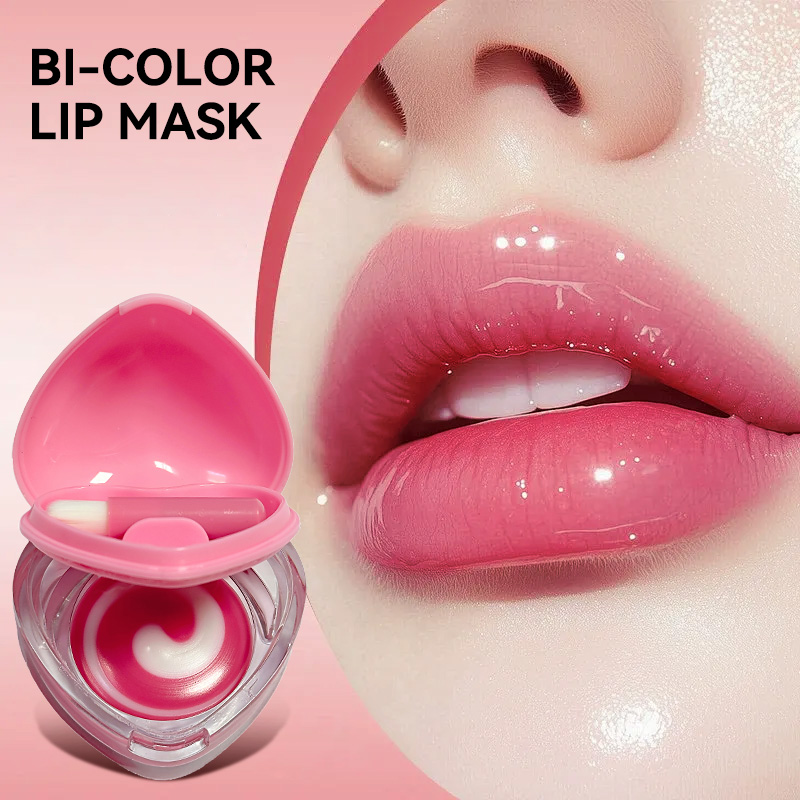 Skincare Pink - Mascarilla Labial de Doble Color Luckgo
