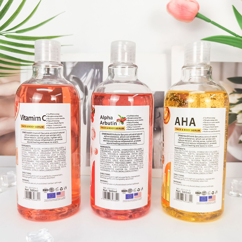 500ml AHA hialurónico vitamina - Skincare Garnier reseña y precio