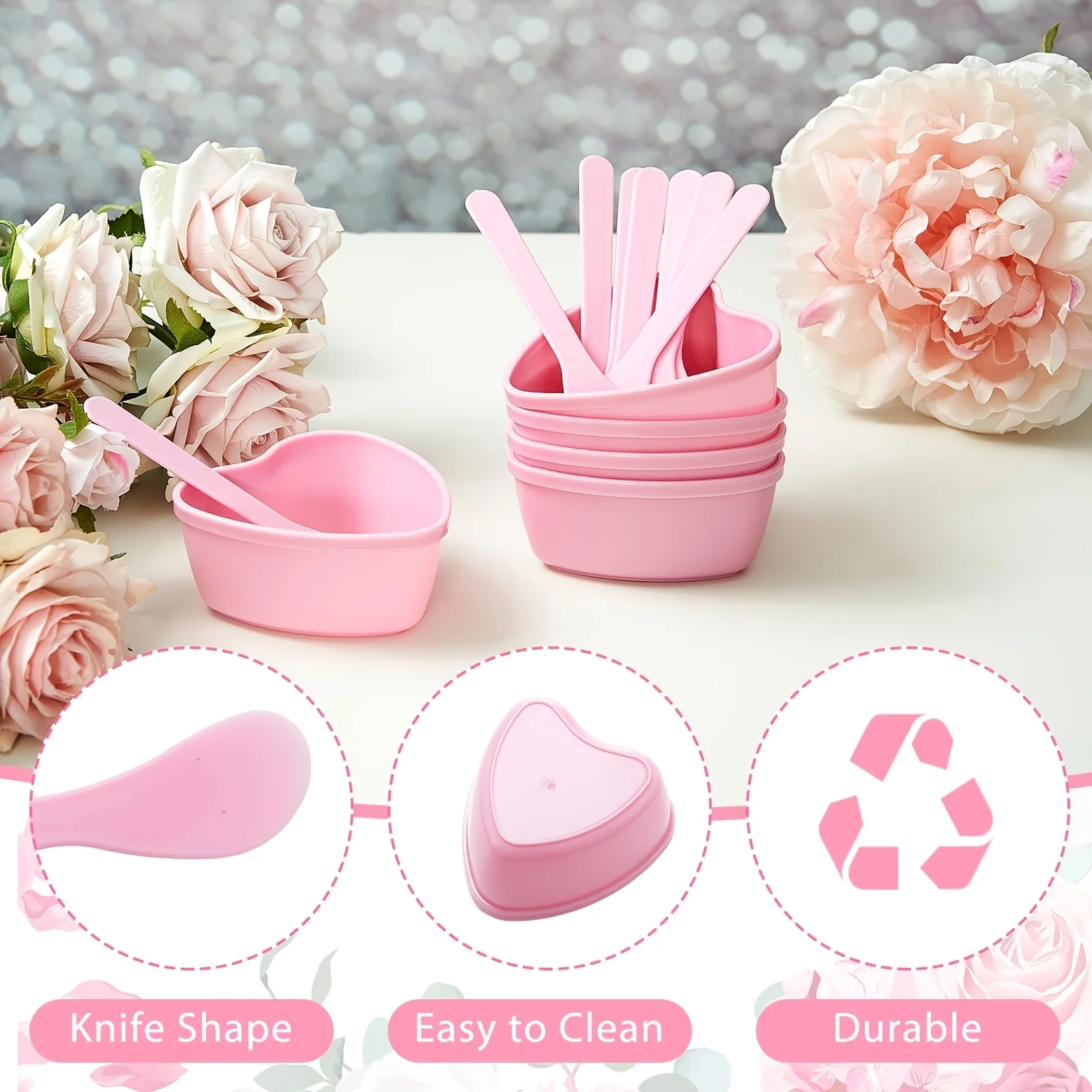 Cuenco mezclador de mascarilla - Skincare Pink reseña y precio